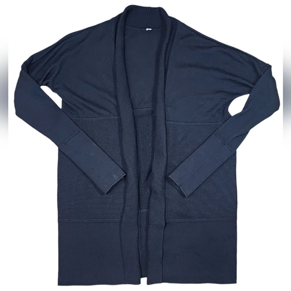Lululemon Sit In Lotus Black Cardigan